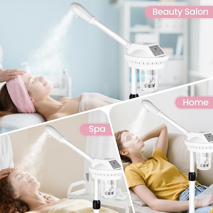 face Steamer Clean Skin Firming Pores and Moisturizing Suitable for a Beauty, Spa, at Home-BrightBean Baby