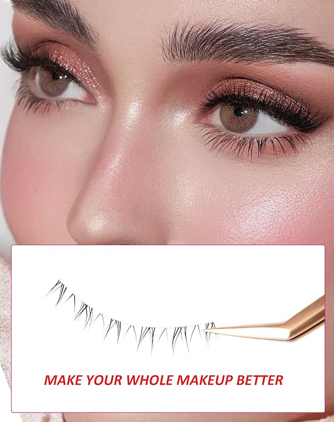Eyelashes False Bottom Lashes Lower Lashes Fake Bottom Eyelashes 7 Pairs R-2-BrightBean Baby