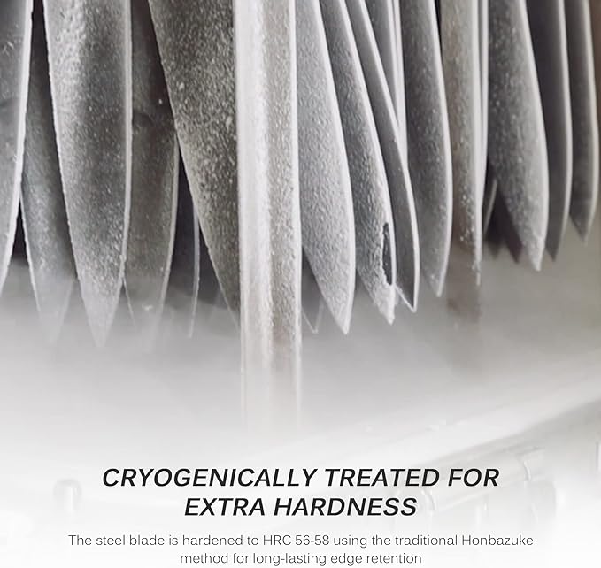 KYOKU Steak Knife Set of 6, Samurai Series 5" Steak Knives, Non Serrated High Carbon Steel Knives Set with Case Pakkawood Handles Mosaic Pins Sheaths, Ultra Sharp Dinner and Kitchen Knife Cutlery Set