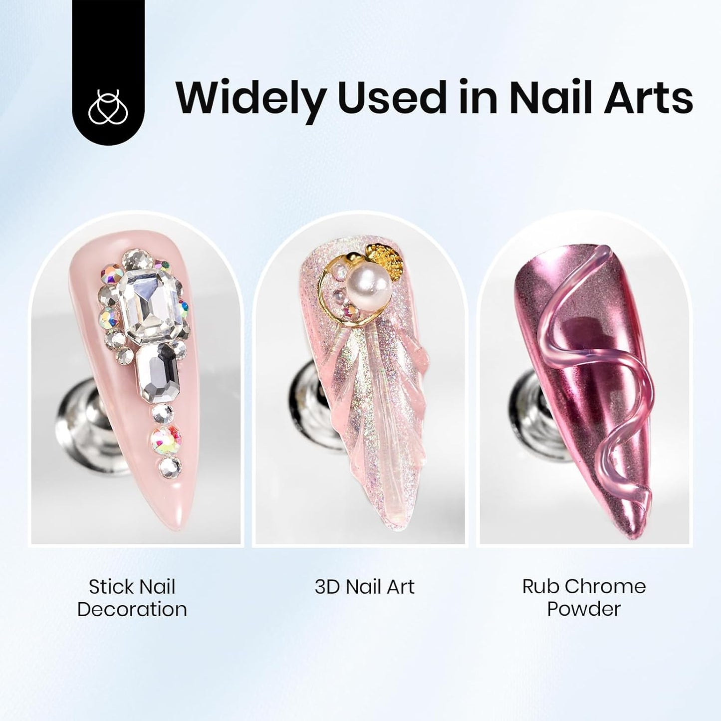 Beetles Sculpting Gel 3D Nail Art - Halloween White No Wipe Nail Polish 3D Rhinestone Building Multi-Function Drawing Gel for DIY Manicure Designs-BrightBean Baby