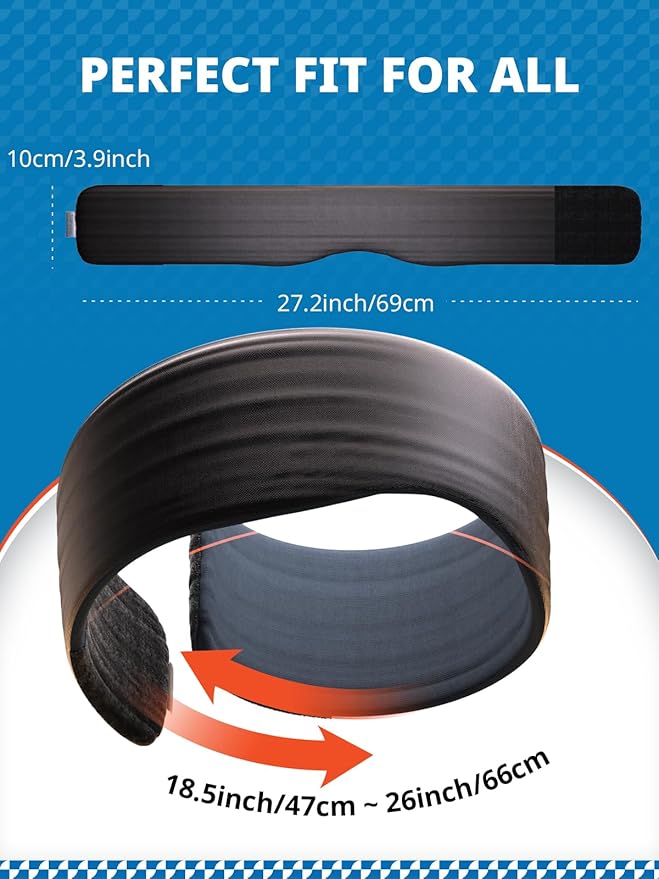 Sleep Mask, Eye Mask for Sleeping, Upgrade Ultra-Soft Blackout Eye Cover for Women Men, Wider Adjustable Strap for Side Sleeper, Travel, Nap, Yoga, Relief Eye, Black-BrightBean Baby