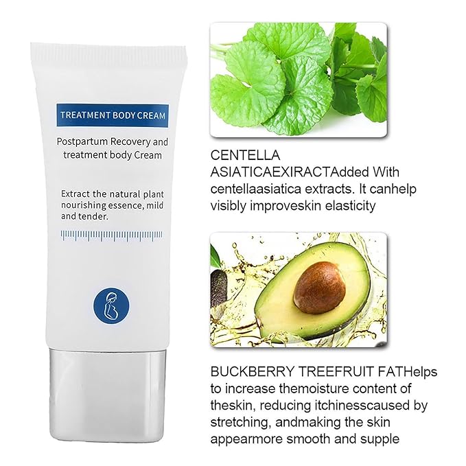 Generic Stretch Marks Removal Cream, Reduce Old Marks, Restore Elasticity, Firm & Lift Skin, Safe & Ingredients, 30g, Compact Size-BrightBean Baby