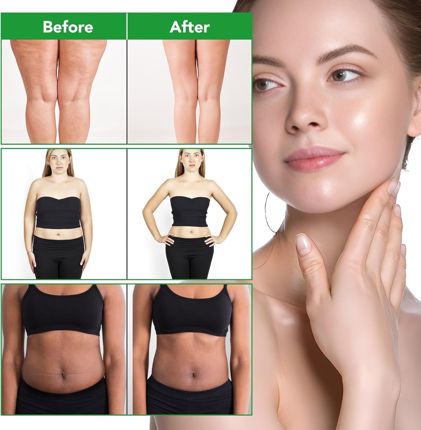 Body Oil Naturals Anti Cellulite Massage Oil, for Skin Tightening, Massage Oil for Massage Therapy Assists with Firming, Moisturizes Skin -8.46 fl.oz-BrightBean Baby