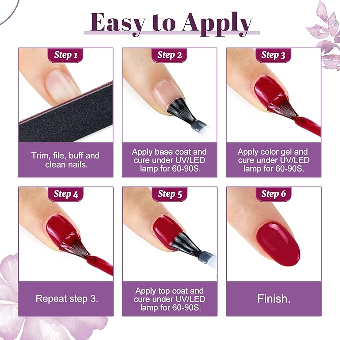 JODSONE 32+4 Pcs Gel Nail Polish Kit Soak Off Gel Polish Set Glitter Gel Nail Kit Nail Art Salon DIY at Home Manicure Kit-BrightBean Baby