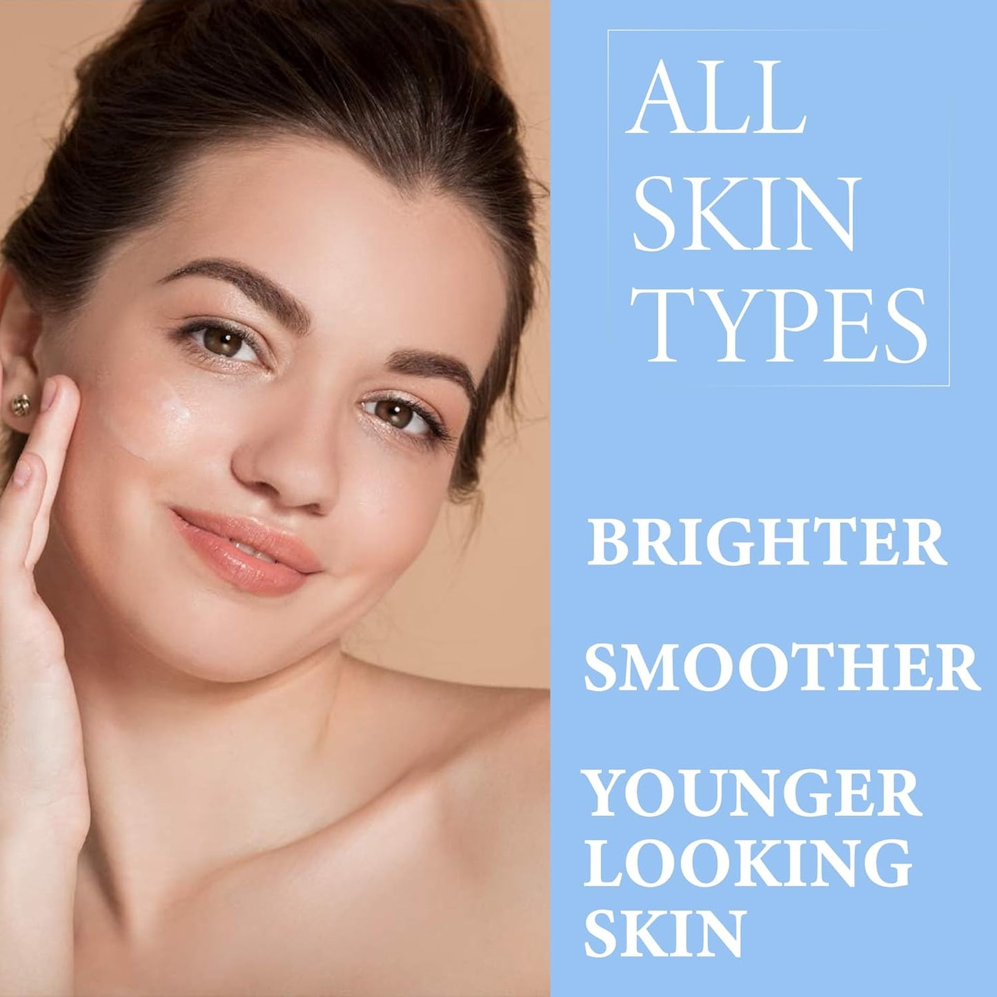 Florencia Brightening Luminous Peptide Serum - Age-Defying Face Serum with Peptides, Sodium Hyaluronate & Organic Botanicals – Helps to Reduce Wrinkles, Illuminate Complexion, 1 Oz-BrightBean Baby