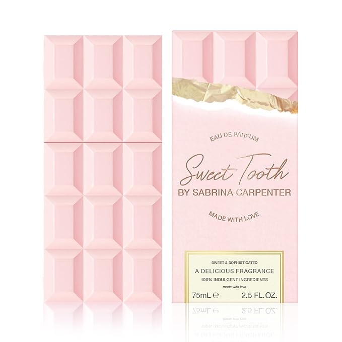 Sabrina Carpenter Sweet Tooth - Long-lasting Perfume for Women - Sweet Floral Fragrance with notes of Vanilla & Chantilly Cream - Vegan - Bergamot Scent - 2.5 Fl Oz (75 mL)-BrightBean Baby