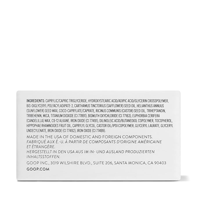 goop Beauty Cream Blush | Sheer Pop of Color for Lips & Cheeks | Vitamin C, Vitamin E, & Safflower Oil | Natural Makeup for Glowing Skin | Paraben & Silicone Free | 0.5 oz | Whiskey - Warm Terracotta-BrightBean Baby