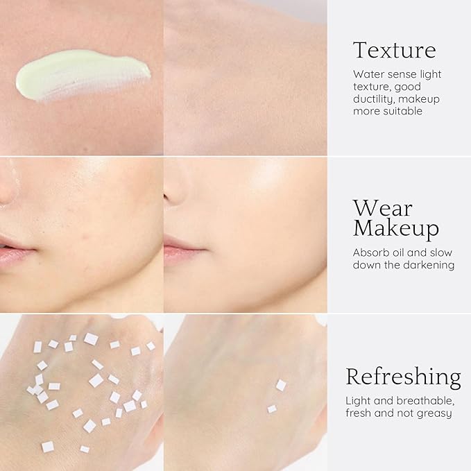 Color Correcting Makeup Primer, Tinted Face Primer Moisturizer Even Skin Tone Blur Pores Smooth Lines Hydrate Makeup Pore Primer Base Tone Correct- Natural Color 30ML-BrightBean Baby