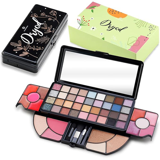 Color Nymph All In One Makeup Sets for Teens Women, Portable Travel Office Makeup Kit Gift for Girls with 36-Colors Eyeshadows Facial Blusher Lip Gloss Pressed Powder Mascara Brushes Mirror-BrightBean Baby