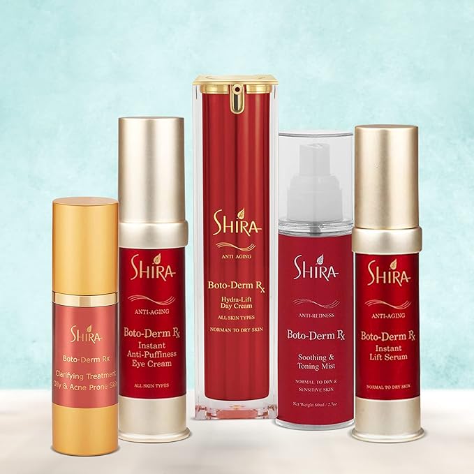 Shira Boto-Derm Rx Instant Anti-Puffiness Eye Cream- for Wrinkles Dark Circles Eye Bags Fine Lines Anti Aging And Tired-Looking Eyes. (2.2 oz.)-BrightBean Baby