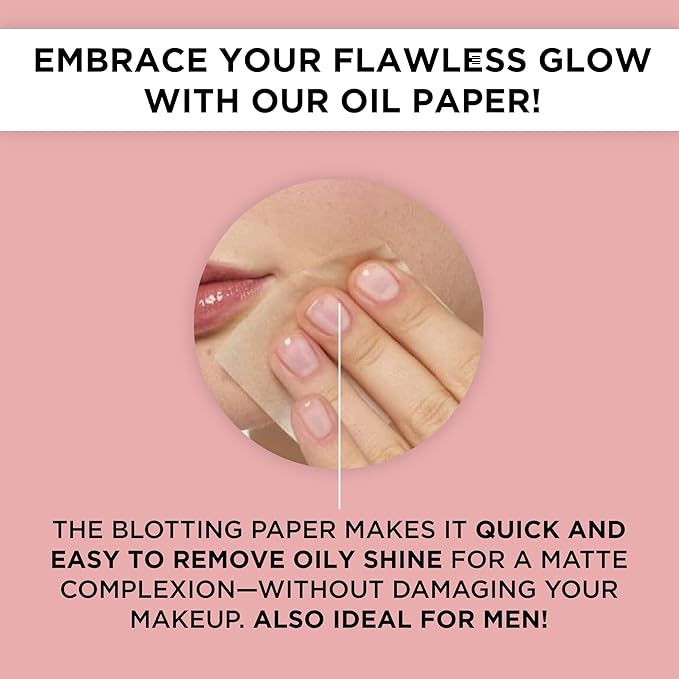 ARTDECO Oil Control Paper - Oil-Absorbing Blotting Paper - Gives Your Complexion a Matte Finish - Refill Pack with 100 Sheets - For Makeup - For Oily Skin - Easy Take Out Design - Face Wash - 100pcs-BrightBean Baby