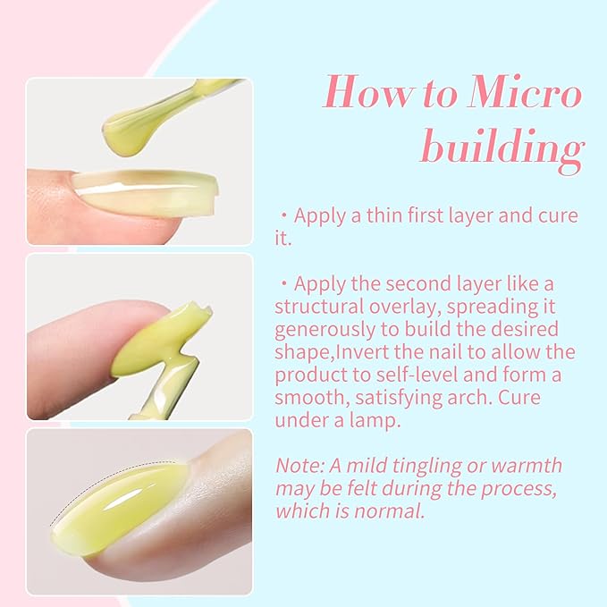 Born Pretty Jelly Pastel Gel Nail Polish 6 Colors Spring Summer Yellow Green Blue Purple Pink Candy Sweet Colors Apex Building Effect Gel Polish Kit Nail Art Gel Manicure Kit DIY at Home Salon Gifts-BrightBean Baby