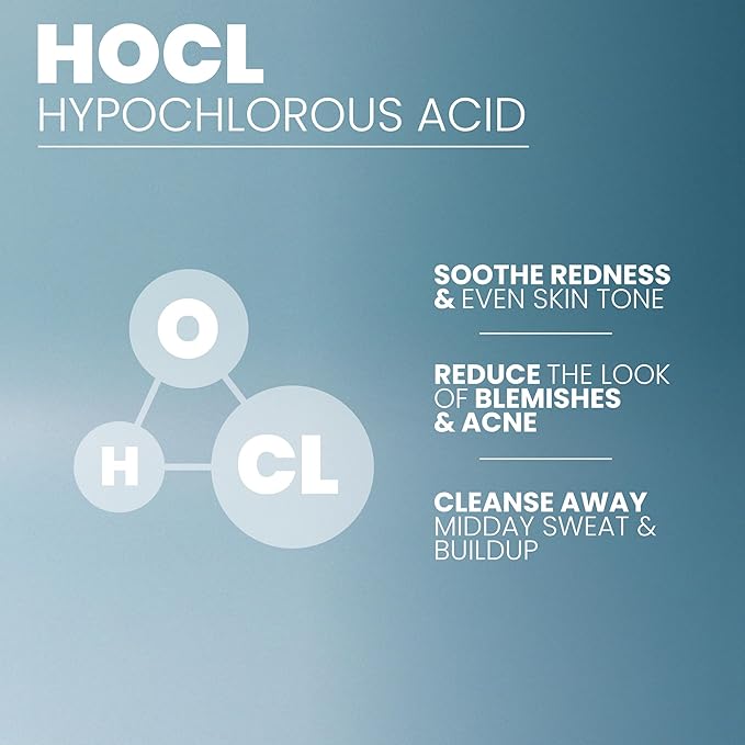 Hypochlorous Acid Spray for Face, Skin, and Body – 0.018% HOCl Facial Mist Toner, Hydrating Cleanser for Acne, Eczema, Rosacea, Eyelids, Pets, Workout, Baby, Back, Redness, Sensitive Care Spray-BrightBean Baby