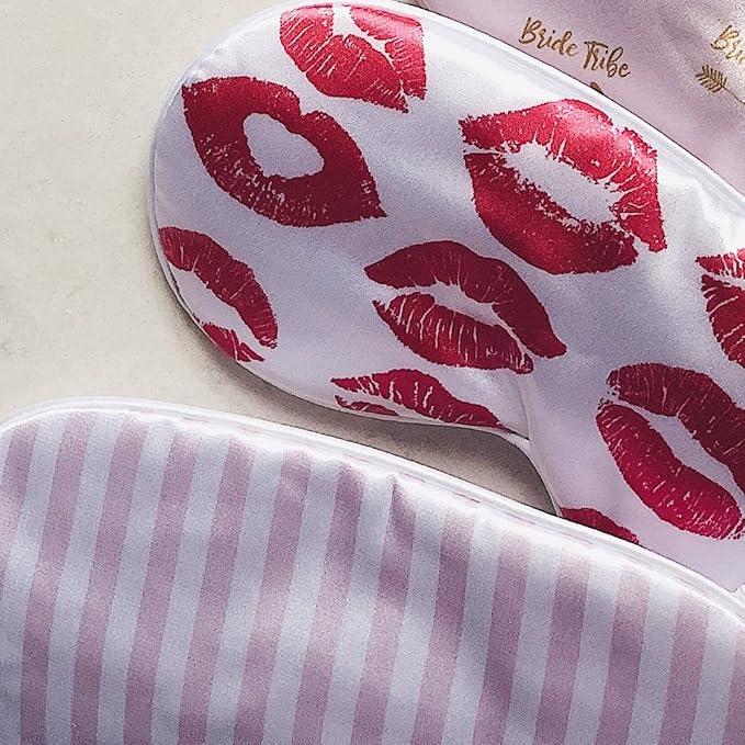 SMUG Satin Sleep Mask & Eye Mask | Travel Sleep Masks for Women & Men | Soft Sleeping Eye Mask to Nourish Skin & Reduce Dark Circles | Eye Sleep Mask Shades to Block Out Light | Kiss-BrightBean Baby