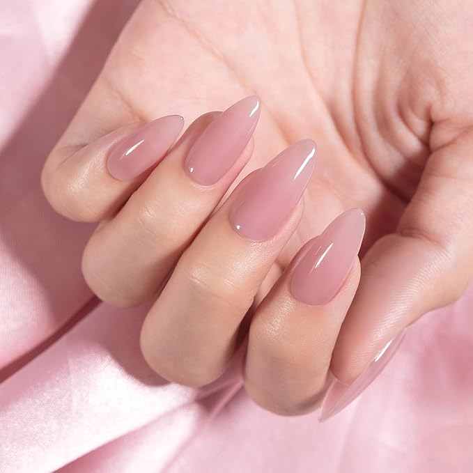 RARJSM Rubber Base Coat Gel Polish Nude Jelly Pink Skin Tone Rubber Base Gel for Nails Natural Nude Color French Manicure Extend Gel Soak Off Curing Requires Single Bottle 15ml Salon Home DIY Use-BrightBean Baby