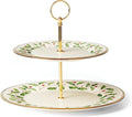Lenox 893490 Holiday 2-Tiered Server, Christmas Dinnerware