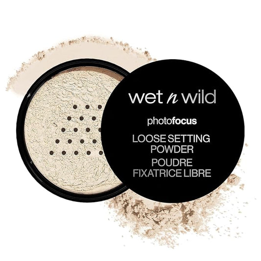 wet n wild Loose Setting Powder Photo Focus Loose Finishing Powder Off-White Translucent-BrightBean Baby