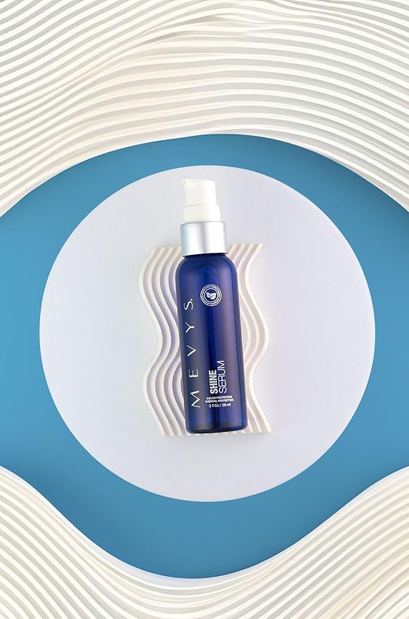 Shine Serum 2 Oz. (Color Protection - Thermal Protection), Hair Serum for Split Ends and Healthy Hair, Hair Style and Frizz Control, Hair Protector for Heating Tools, Seal Color and Color Care-BrightBean Baby