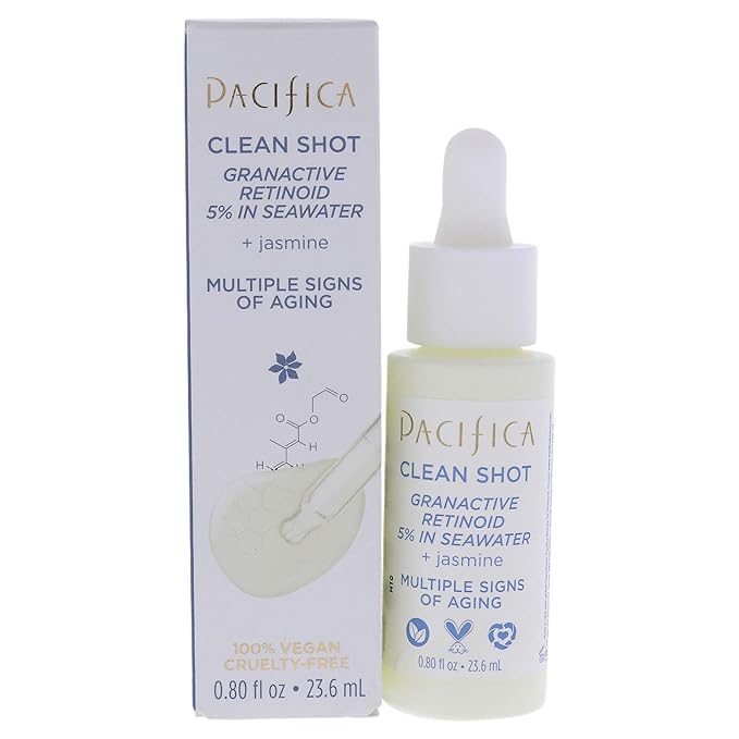 Pacifica Clean Shot Granactive Retinoid 5 Percent In Seawater Unisex, 0.8 Oz-BrightBean Baby