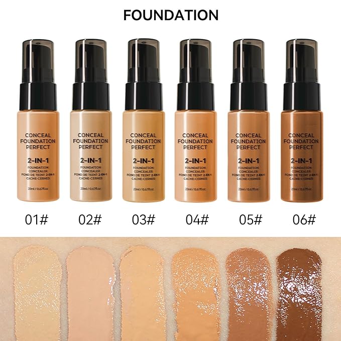 Glow Contour Face Bronzer Highlighter Illuminator Oil Liquid Foundation Cream Contour Concealer Blendable & Smooth Glowing Skin Lightweigh Luminizing Long Lasting Face Shaping Contouring Makeup-BrightBean Baby