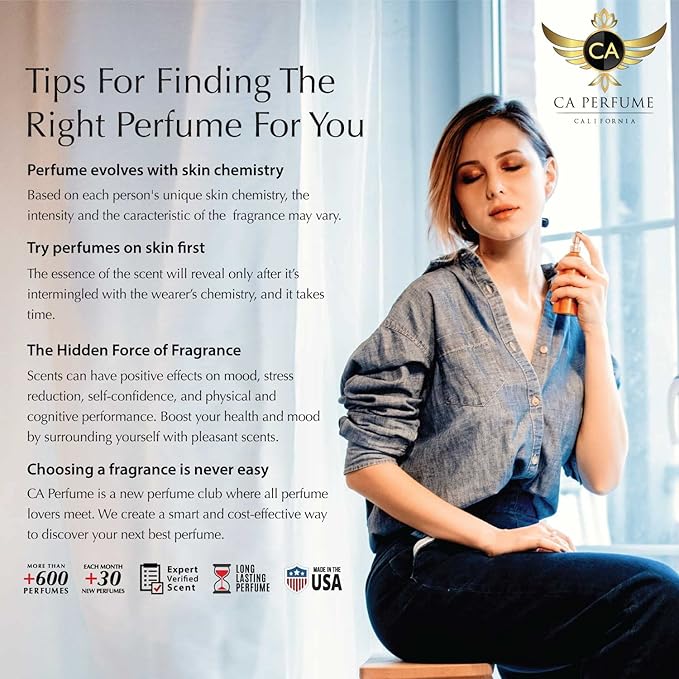 CA Perfume Impression of Clinic Happy Heart For Women Replica Fragrance Body Oil Dupes Alcohol-Free Essential Aromatherapy Sample Travel Size Concentrated Long Lasting Attar Roll-On 0.3 Fl Oz/10ml