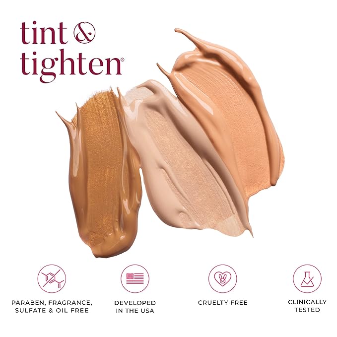 Tint and Tighten Color Smoothing Eye Cream for Wrinkles – Anti Aging Cream Visibly Reduces Under Eye Wrinkles – Eye Cream for Dark Circles and Puffiness – Instant Eye Bag Remover-BrightBean Baby