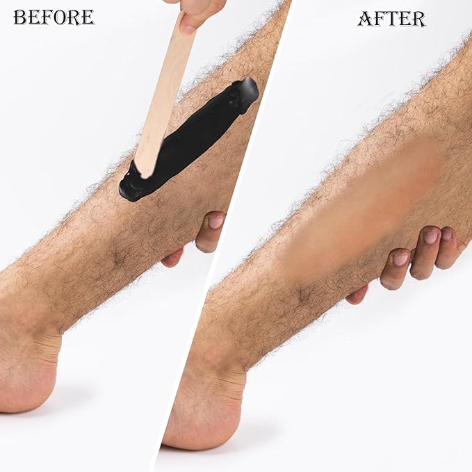 80oz Hard Wax Beads - Quick Hair Removal Waxing - Body, Leg, Back, Bikini - SPA Soft Waxness Salon At Home - Corase Hair Remove for Women Men-BrightBean Baby