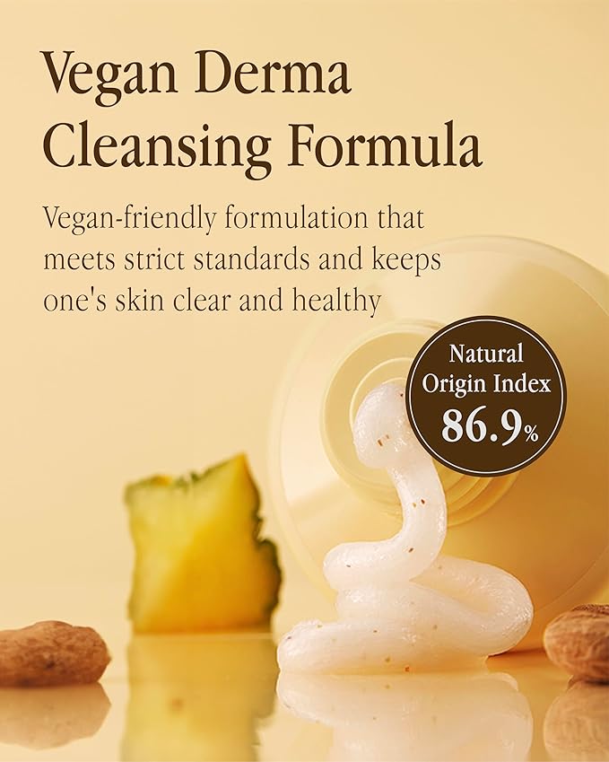 Farm Rx Pineapple Plus PHA Scrub Cleanser (6.7fl oz) - Gently Exfoliating Face Wash for Smooth, Bright Skin. Korean Skin Care. PHA, Niacinamide, Panthenol.-BrightBean Baby