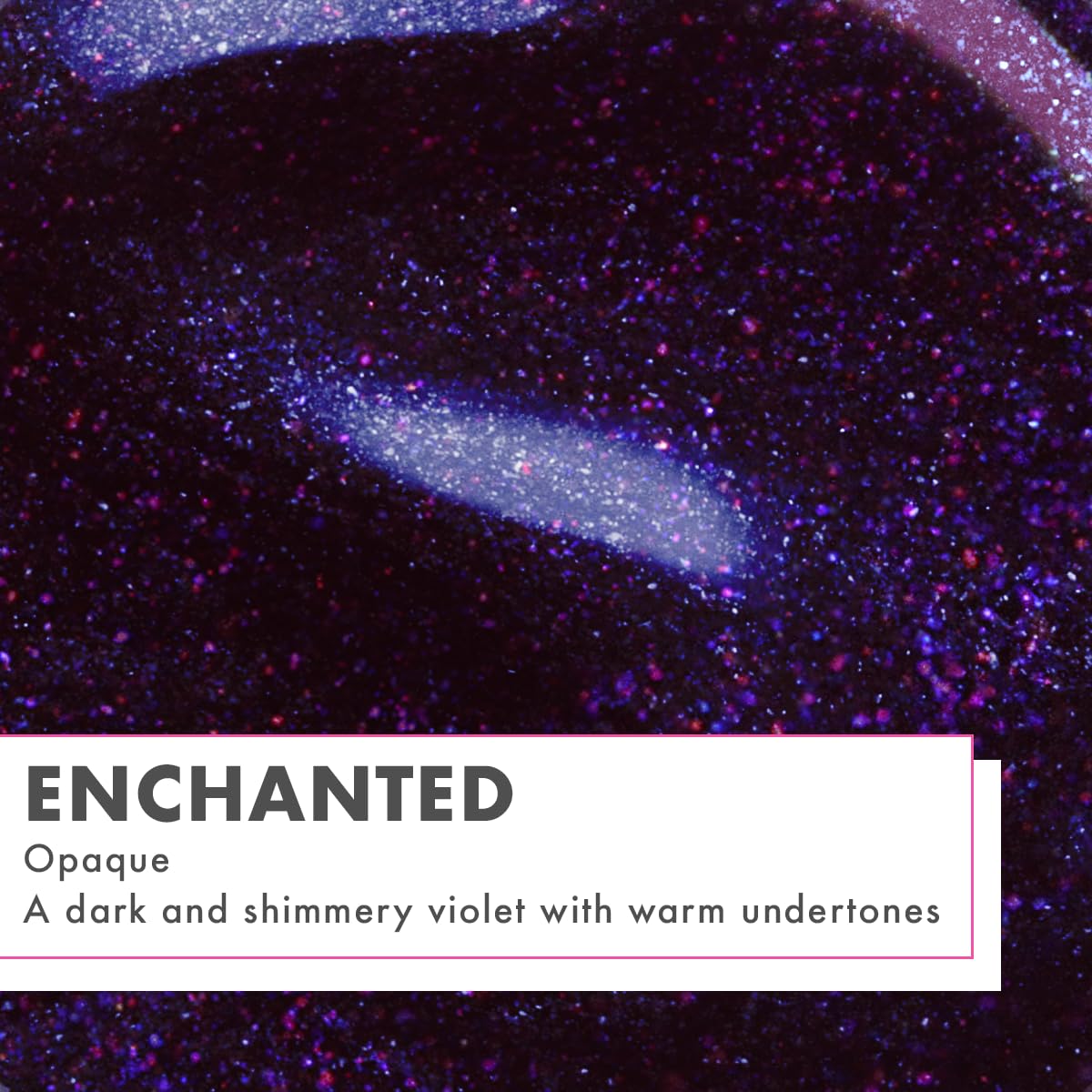 Olive & June Quick Dry Nail Polish | Instant Fast-Drying Smudgeproof Color | 15-free, Vegan Cruelty-Free Formula | Lasts up to 5 Days | Salon-Quality Manicure Pedicure at Home|Enchanted Violet Shimmer-BrightBean Baby