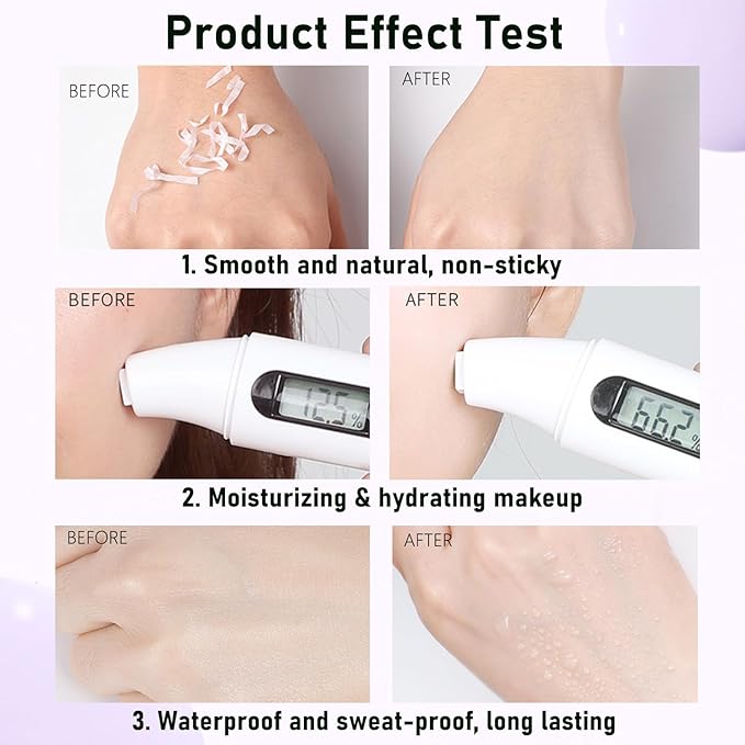 Primer Face Makeup Base, 3 In 1 Isolation Cream Color Corrector, Makeup Primer Skin Tone Correcting and Brightening Primer, Oil Control Moisturizing Face Primer to Hide Wrinkles and Fine Lines-BrightBean Baby