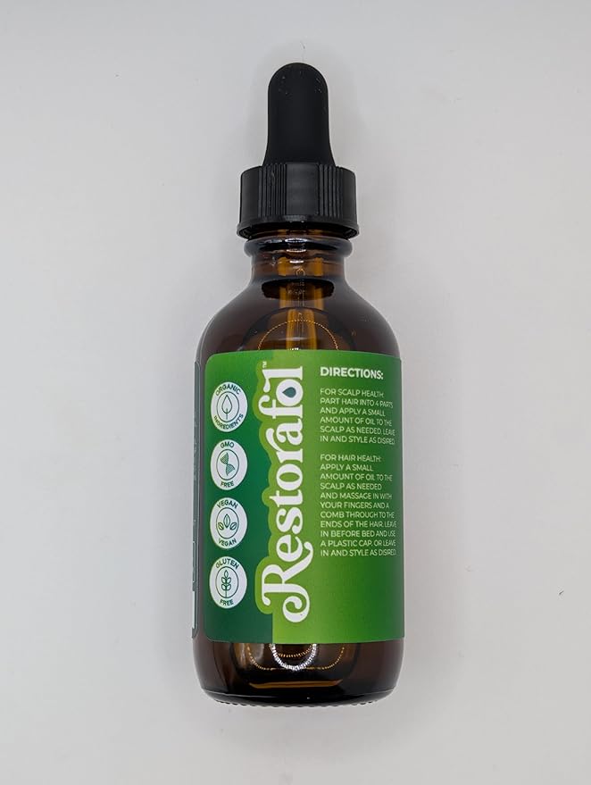 Clean Beauty Rosemary Hair Oil For Growth with Castor Oil Batana Oil Pumpkin Seed Oil Peppermint Oil Silica Biotin Collagen Keratin Saw Palmetto Horsetail Tea Tree Vit E Aloe Vera Jojoba (1 Pack)-BrightBean Baby