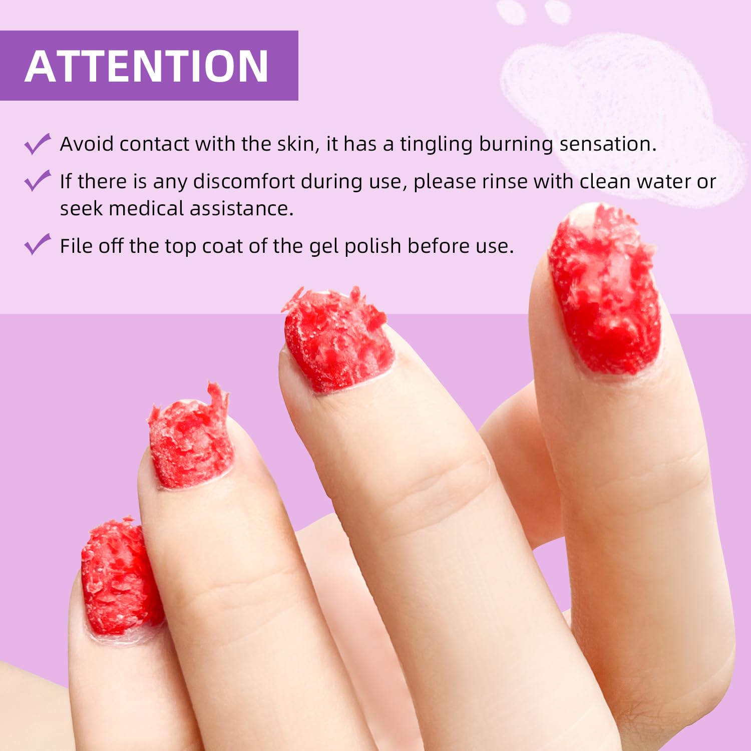 JODSONE Gel Nail Remover 16.5ml No Need Soaking or Wrapping for Nails 3-5 Minutes Effective Gel Nail Polish Remover for Quick And Easy Removal At Home-BrightBean Baby