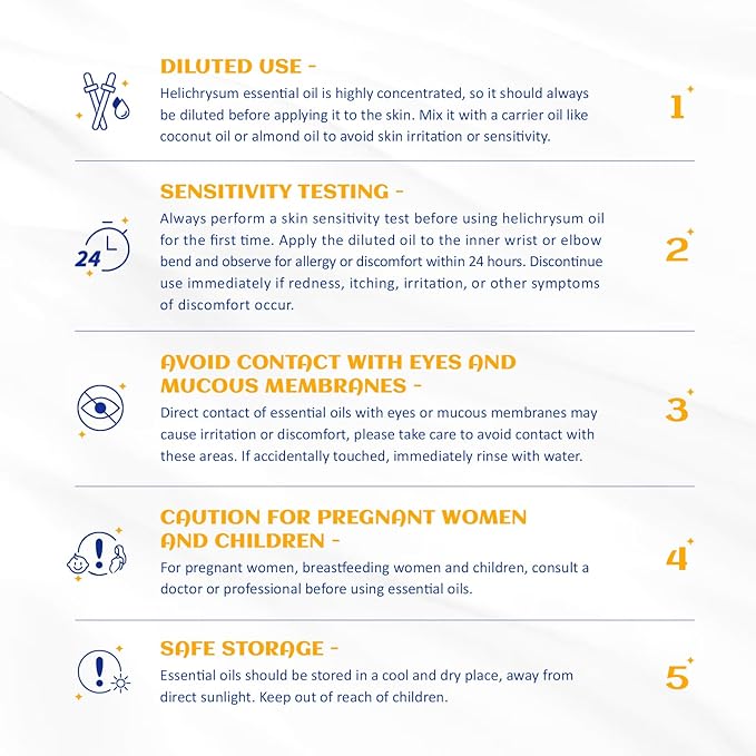 HIQILI Helichrysum Essential Oil for Skin Nourish, Undiluted & Natural, Relieve Fatigue in Body Massage, Reduce Fine Line and Wrinkle, Aromatherapy Diffuser, DIY Floral Scented Gift -100ML-BrightBean Baby