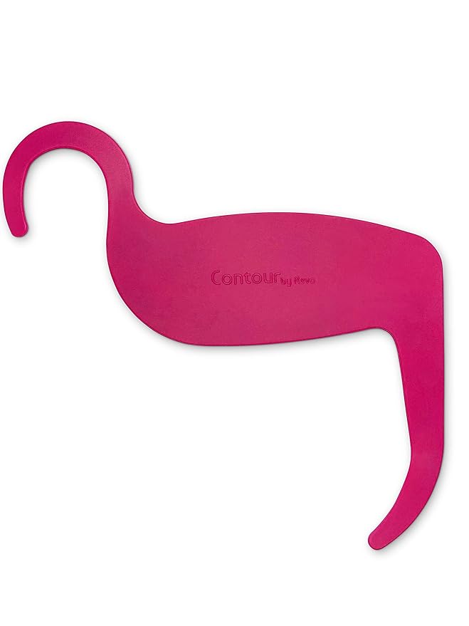 Contour Stencil by Revo - Makeup Kit Brushes Set - Eyebrow Pencil Tint Shaper- Nose Contour Palette Kit Organizer Tool - Contouring Cheeks & Nose - Use w/Foundation Beauty Sponge Bronzer Blush Powder-BrightBean Baby