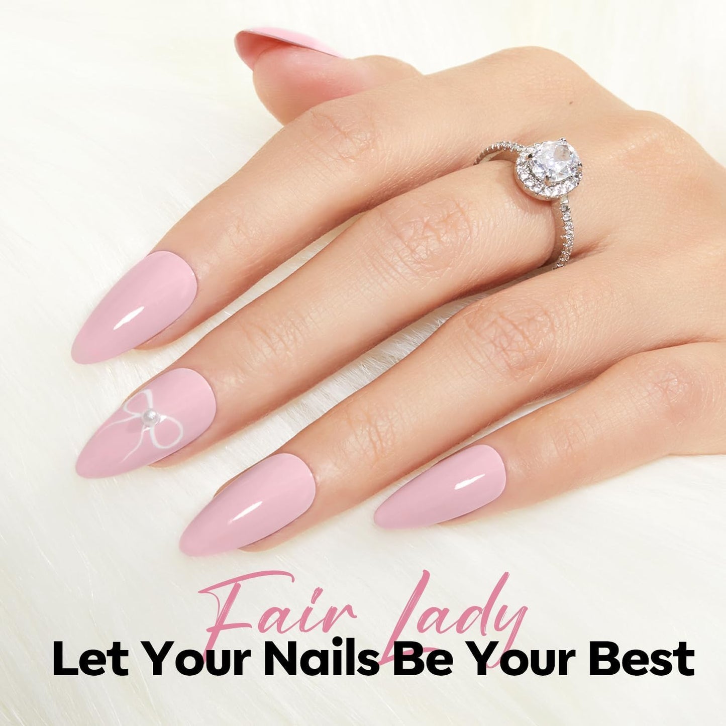 modelones Natural Pink Nail Polish, 15 ml Baby Pink Quick Dry Nail Lacquer Strengthener Long Last Shine Fingernail Toe Nail Art DIY Home Travel Manicure Gift for Women Girls 0.5 Fl Oz-BrightBean Baby