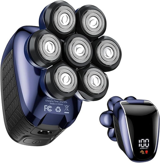 Head Shavers for Bald Men: 5-in-1 Electric Razor - Waterproof Shaving Grooming Kit for Balder - Turbo Speed & Precision Blades-BrightBean Baby