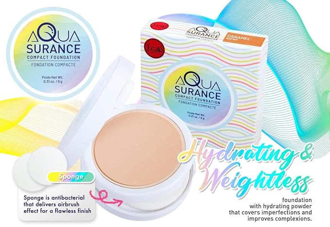 J.CAT BEAUTY Aquasurance Compact Foundation - Natural-BrightBean Baby