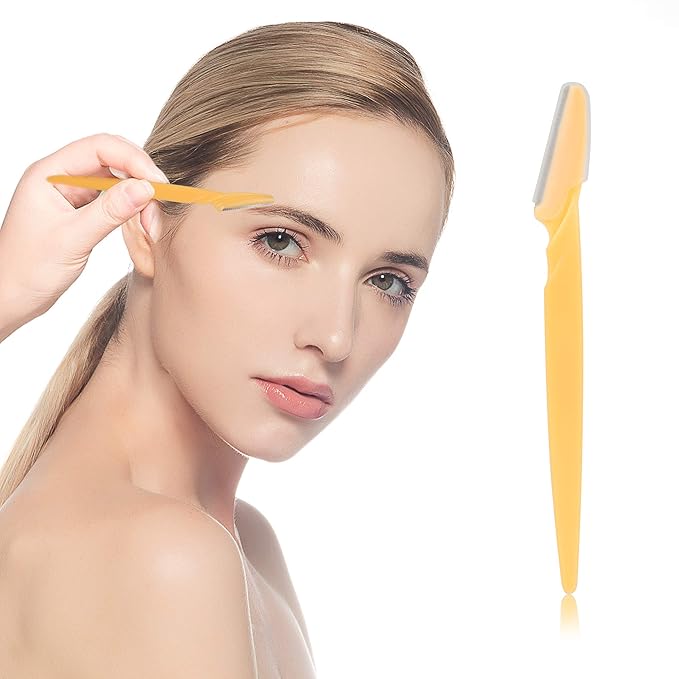 30 Pieces Eyebrow Razor Shaper Trimmer Shaver Facial Razor with Precision Cover for Women and Men-BrightBean Baby