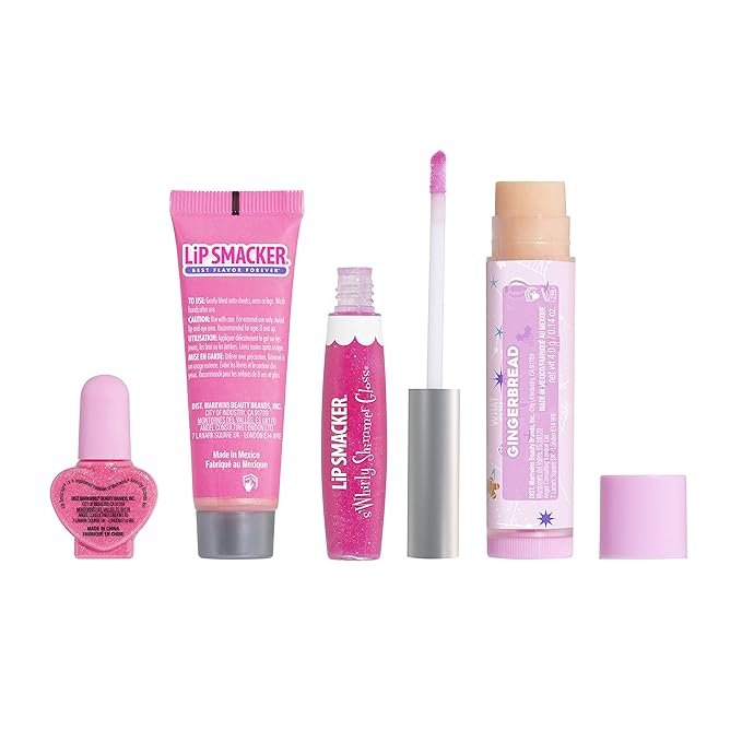 Lip Smacker Holiday Christmas Original & Best Glam Makeup Bag Makeup Set For Girls-BrightBean Baby