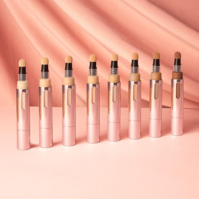 Mally Beauty - The Plush Pen Brightening Concealer Stick - Beige - Hydrating Turmeric, Vitamin E, and Hyaluronic Acid Infused Formula - Medium Buildable Coverage with a Natural, Smooth Finish-BrightBean Baby