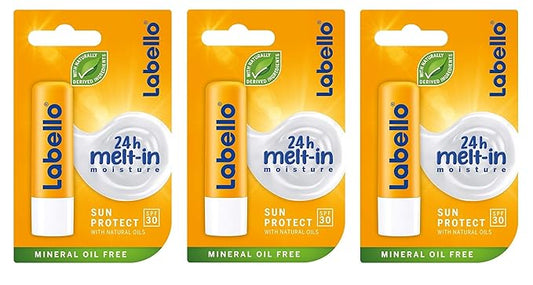 Labello Sun Protect 30 LSF 3 Pack-BrightBean Baby