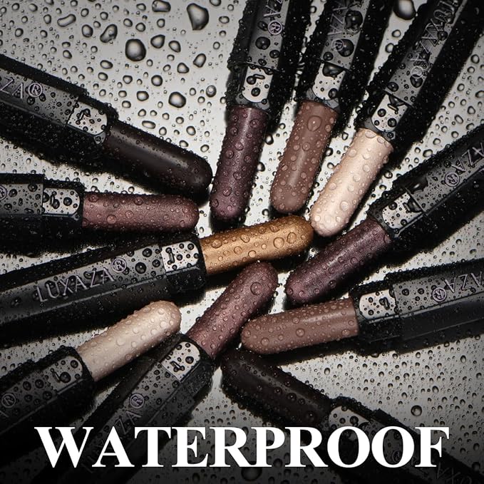 Brown Eyeshadow Stick Makeup 6PCS Set, Neutral Eyeshadow Palette Metallic Shimmer Matte Cream Eye Shadow Eyeliner Brightener Pencil Crayon - TAUPE MAUVE-BrightBean Baby