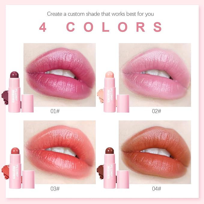 Tinted Lip Balm, Hydrating Colored Lip Balm, Lip Brightening for Dark Lips, Lip Tinted Moisturizer, Lip Moisturizer for Very Dry Lips, Reduce Lip Wrinkles, 4.8G/0.17Oz-BrightBean Baby