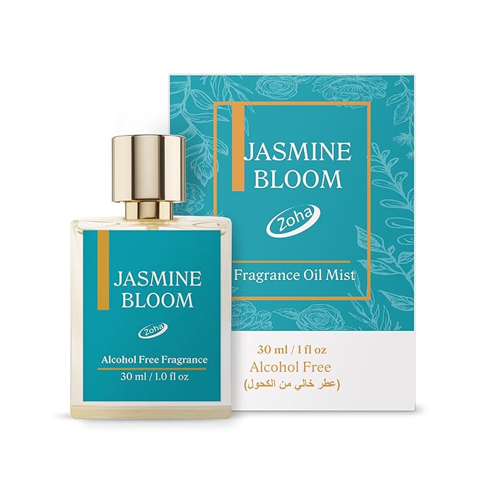 Zoha Jasmine Bloom - Jasmine Perfume for Women and Men, Alcohol Free Perfume Oil Roll On and Fragrance Mist-BrightBean Baby
