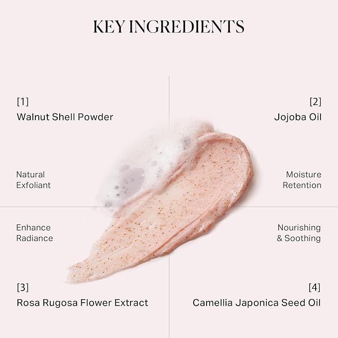 depology Microdermabrasion Facial Scrub – Exfoliator Face Polish with Walnut Shell, Jojoba & Botanical Oils for Radiant, Smooth Skin – Face Exfoliator Gentle Pore Refining for Dull or Uneven Texture-BrightBean Baby