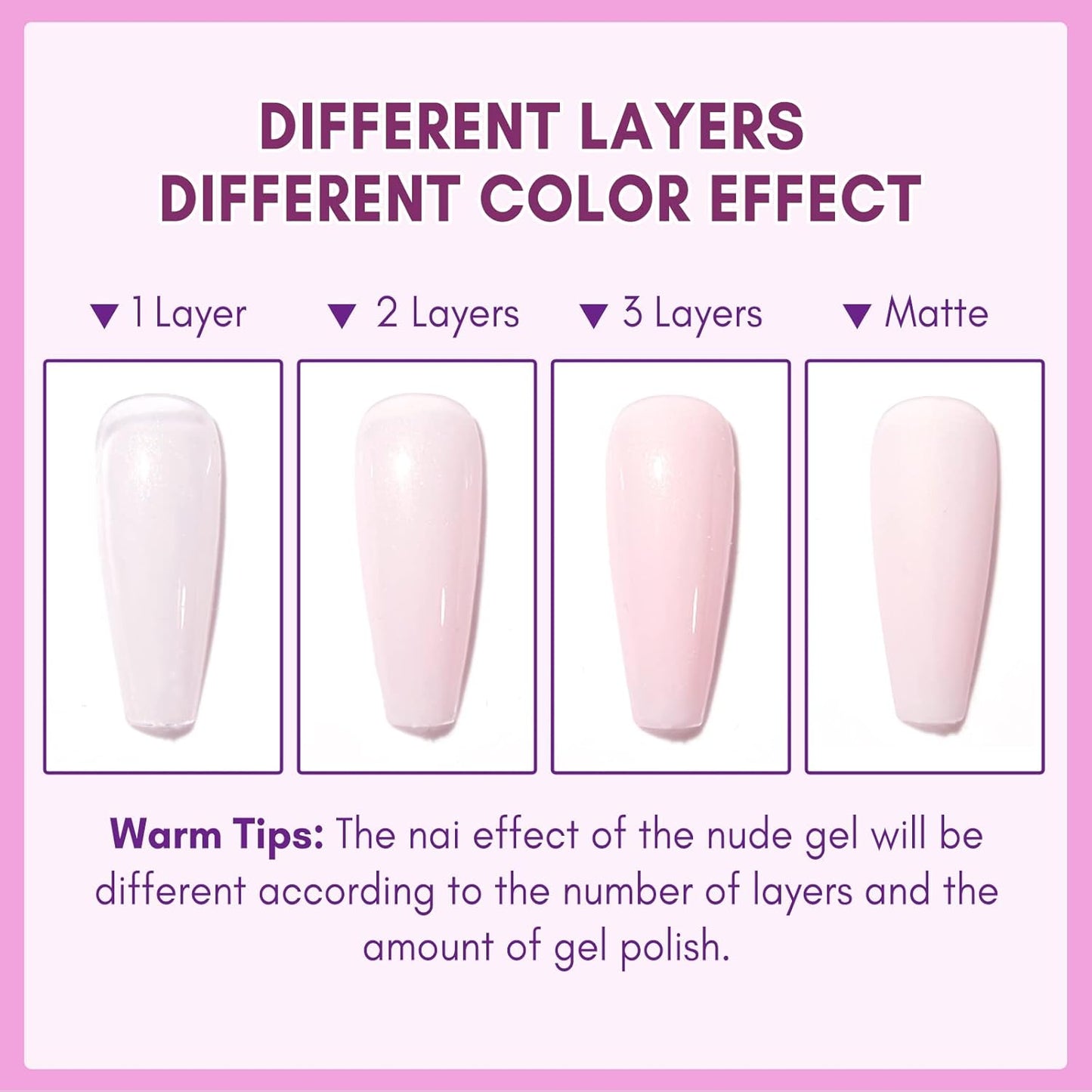 Makartt Gel Nail Polish: Jelly Pink Gel Polish Glitter Natural Nude Soak Off UV/LED Gels for DIY Manicure & Nail Art Designs, Home & Salon Use - Soft Whisper 15ml-BrightBean Baby