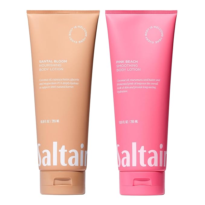 Saltair Body Lotion - 2 Pack Moisturizing Lotion For Dry Skin. Signature Scents Hydrating Body Cream with Nourishing Moisturizer Formula. Skin Care for Women and Men. 2x 10oz Tubes-BrightBean Baby