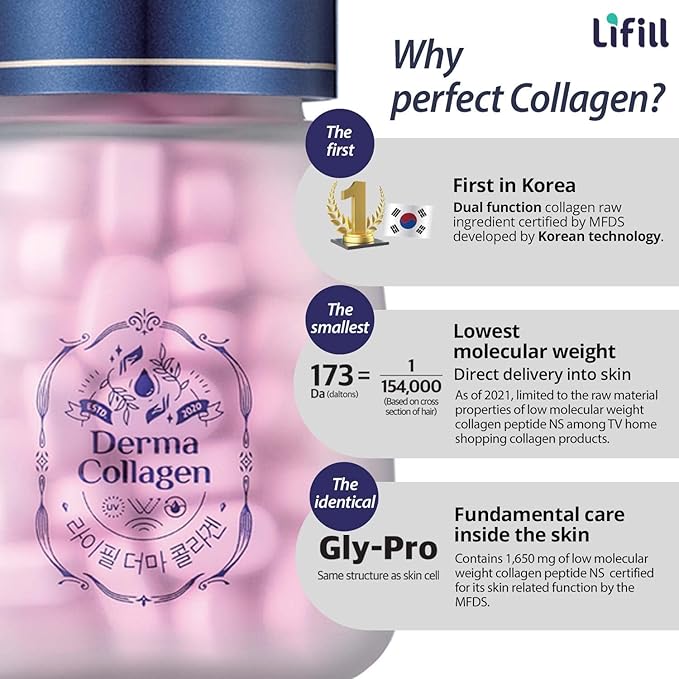 Derma Collagen-Luxury pack (84 tablets * 4 units) -Skin Care with Biotin Vitamin C D E, Collagen peptides and Zinc Selenium for Reduce Wrinkles, Tighten Skin, Boost Hair Skin Nails Joints-BrightBean Baby