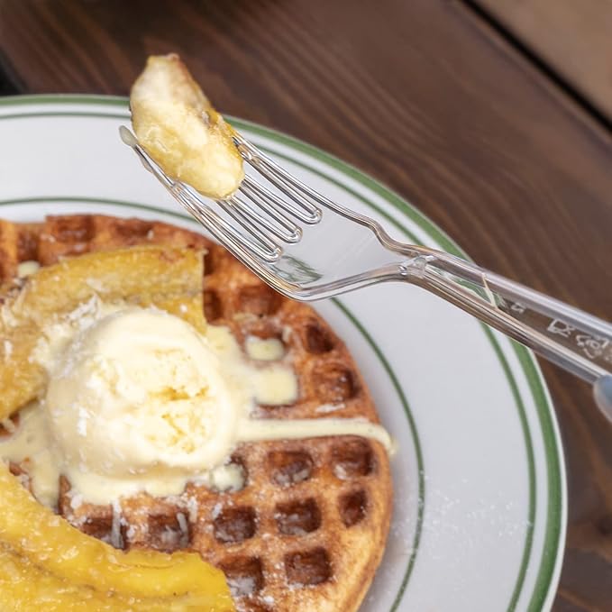 400 Count Plastic Forks Heavy Duty, Clear, BPA-Free, Heat Resistant, Solid and Durable Disposable Forks Bulk, Premium Plastic Forks heavy duty for Party Supply