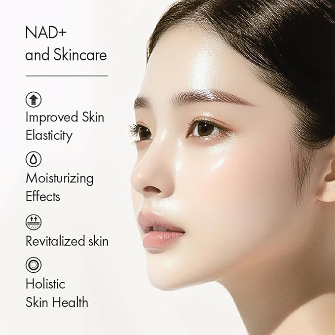 Novus Ordo, NAD+ Ingredients, Revolutionary Korean Skincare Solution, Revitalizing Ampoule serum, NAD healthy aging, Elastic, Moisturing and Glowing Skin, Authentic K-beauty, 1.01 fl oz-BrightBean Baby